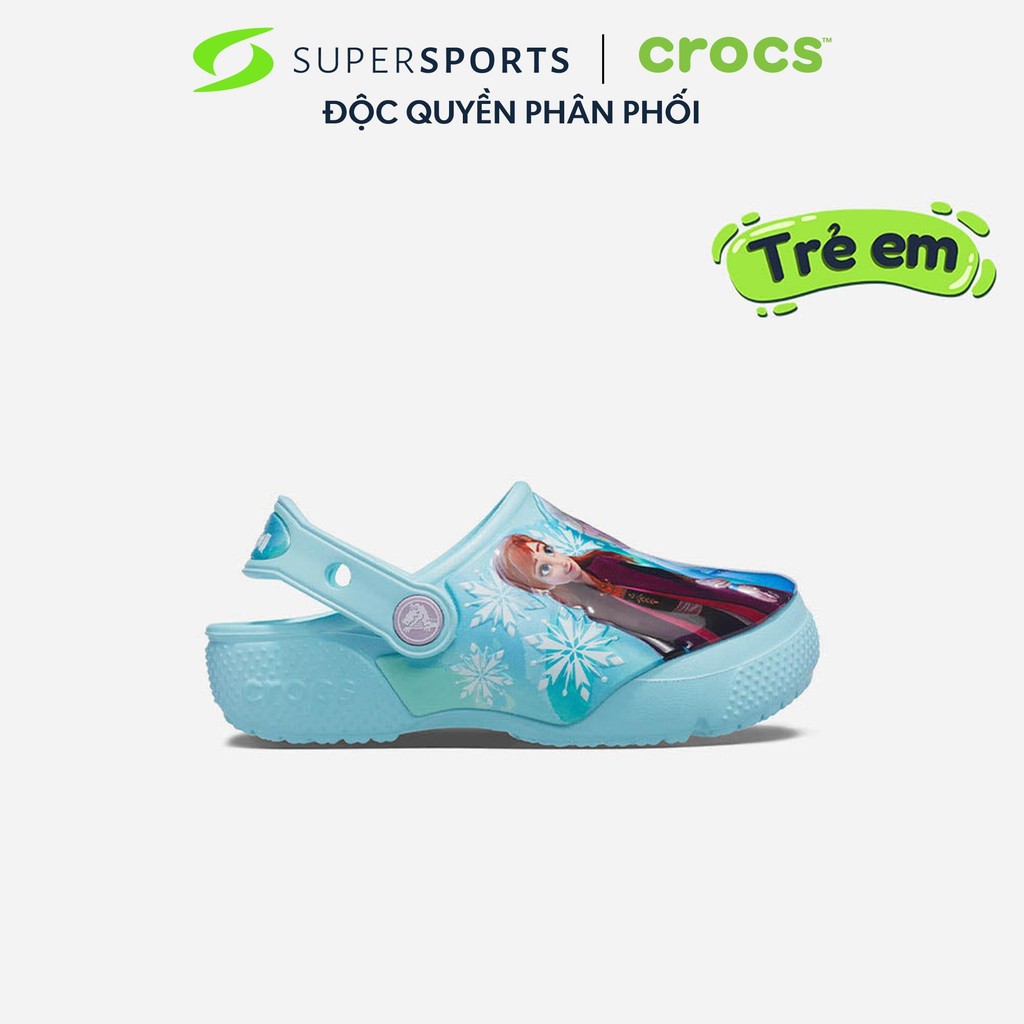 Giày Clog Trẻ Em Crocs Funlab Disney Frozen - Xanh Dương - 206804-4O9
