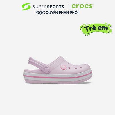 Giày Clog Trẻ Em Crocs Crocband - Hồng - 207005-6GD