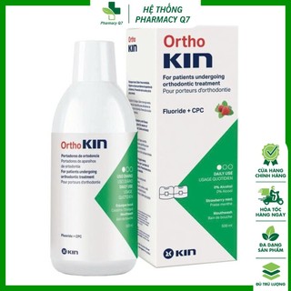 Nước súc miệng Ortho Kin cho răng niềng & chỉnh nha (500 ml) / Nước súc miệng Ortho Kin Enjuague bucal
