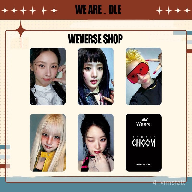GIDLE Cô gái WE ARE I-DLE Thẻ giảm giá đặc biệt MS Thẻ Nhỏ Bài Hát Yuqi Ye Shuhua Zhao Meiyan Thẻ Nh