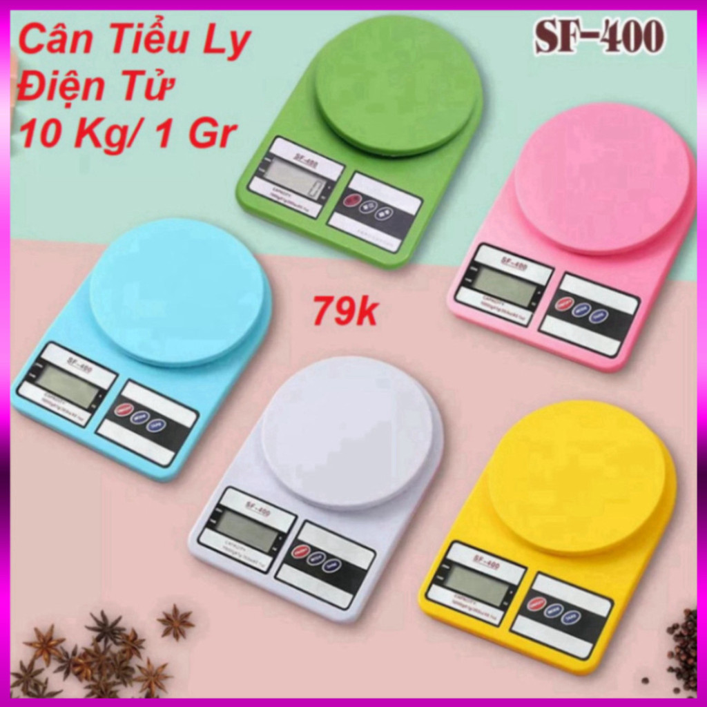 Cân Tiểu Ly Điện Tử Nhà Bếp SF400 10 Kg/ 1 Gr