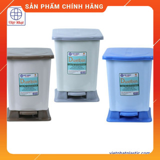 Thùng rác đạp chân bật nắp 3 size nhựa Việt Nhật