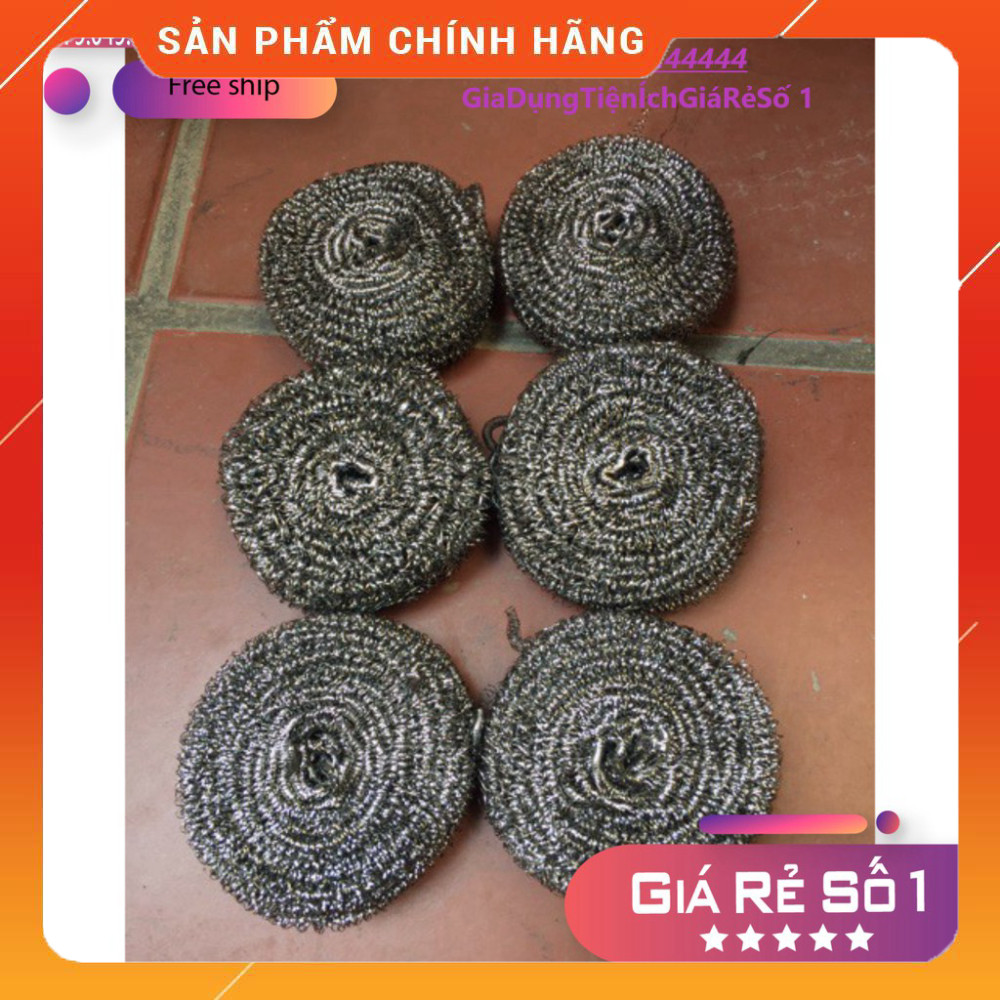 ⚡️⚡️ (giảm giá) Miếng chà xoong inox nén ( cực dày ) ⚡️⚡️⚡️⚡️
