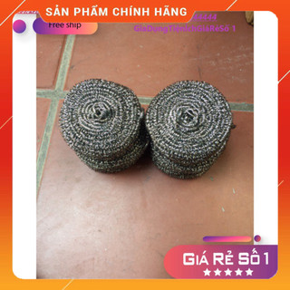 ⚡️⚡️ (giảm giá) Miếng chà xoong inox nén ( cực dày ) ⚡️⚡️⚡️⚡️