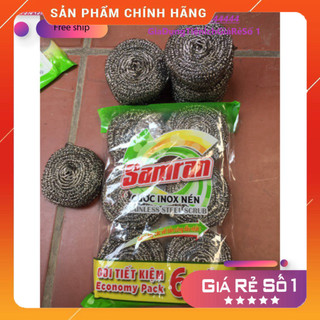 ⚡️⚡️ (giảm giá) Miếng chà xoong inox nén ( cực dày ) ⚡️⚡️⚡️⚡️