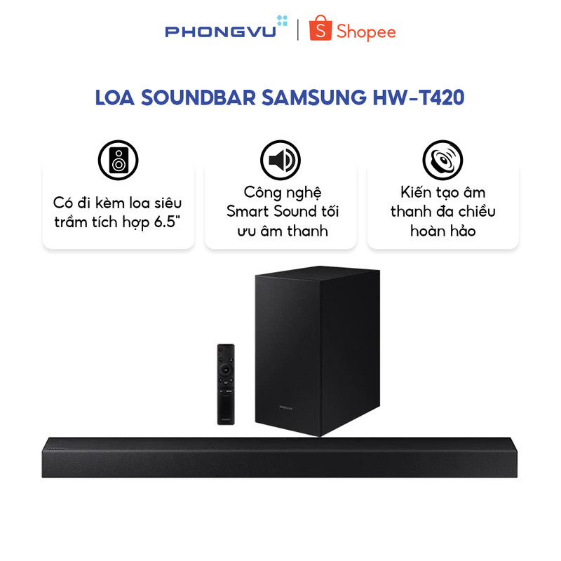 Loa Soundbar Samsung HW-T420 - Bảo hành 12 tháng