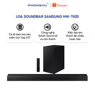Loa Soundbar Samsung HW-T420 - Hệ thống 2.1Ch - Công suất 150W - Smart Sound - Bảo hành 12 tháng