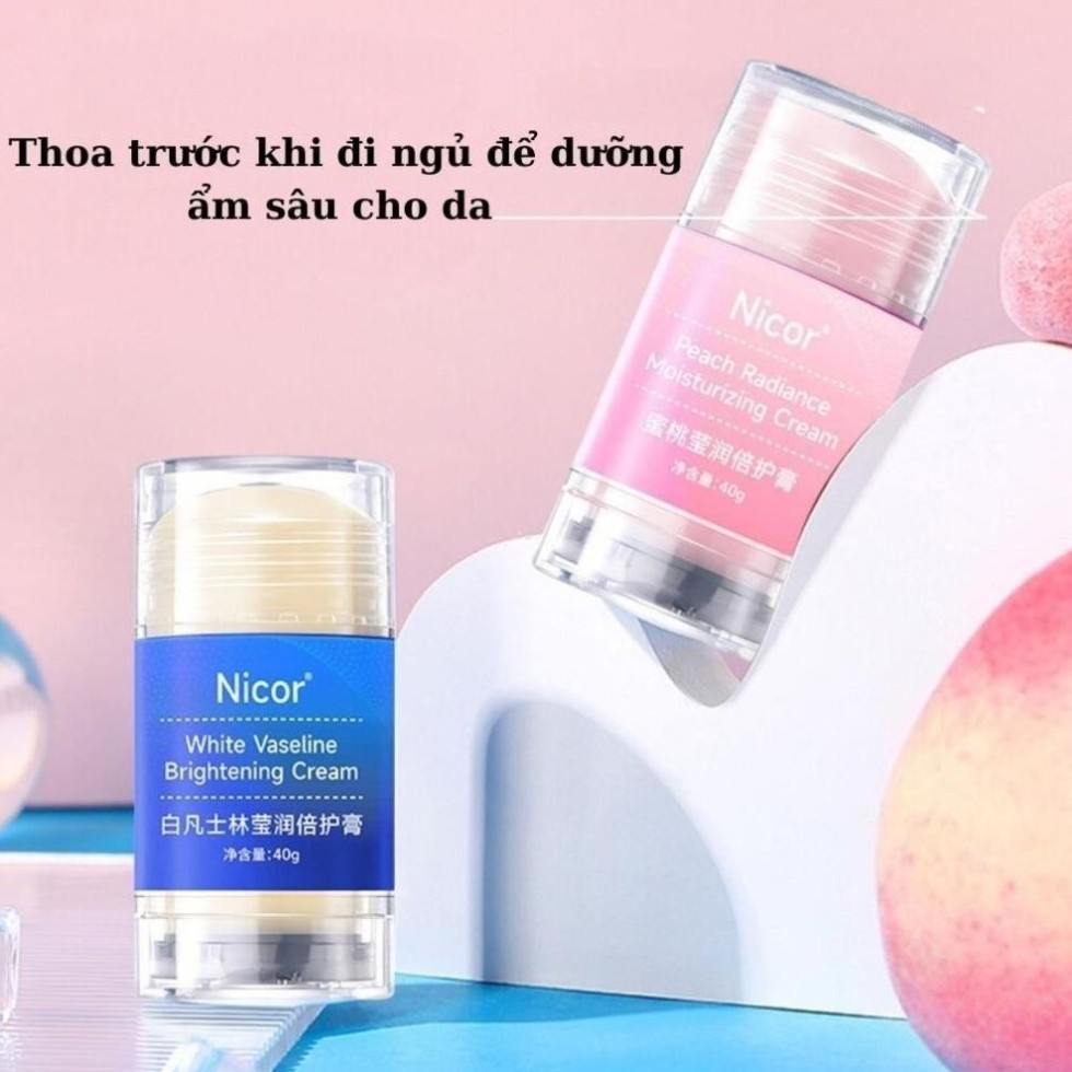 Kem Dưỡng Ẩm Dạng Lăn NICOR 40g – Giảm Khô Nứt Tay Chân Gót, Thấm Nhanh Không Nhờn