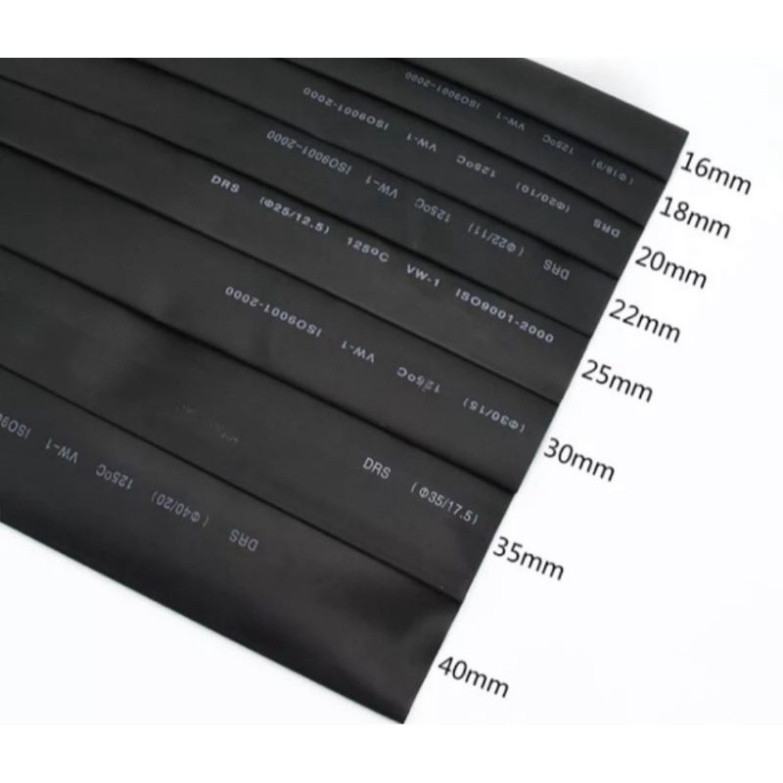 Ống co nhiệt | Dây co nhiệt | Gen co nhiệt kích thước 16-40mm (giá cho 1 mét)