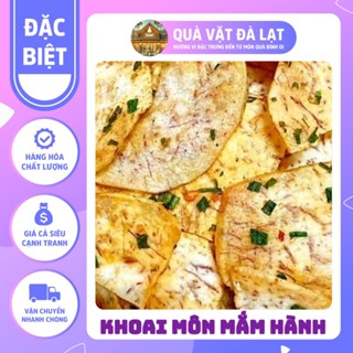 (Ăn chay được) Khoai môn mắm hành lát trend mới nhất, giòn thơm, cay cay, mặn mặn - Quà vặt Đà Lạt