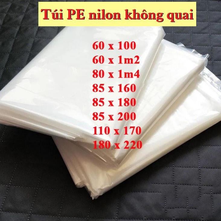 Túi nilon đựng chăn loại dày dai, túi lót bên trong bao bọc hàng, bọc chăn đệm ( 60x90, 80x140 và 110x170cm)