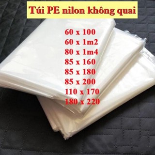 Túi nilon đựng chăn loại dày dai, túi lót bên trong bao bọc hàng, bọc chăn đệm ( 60x90, 80x140 và 110x170cm)