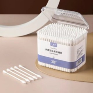 Combo 3 Hộp 600 Tăm Bông Người Lớn Ngoáy Tai 2 Đầu Vệ Sinh Tai, Mũi Kháng Khuẩn - Bông Lấy Ráy Tai HD21