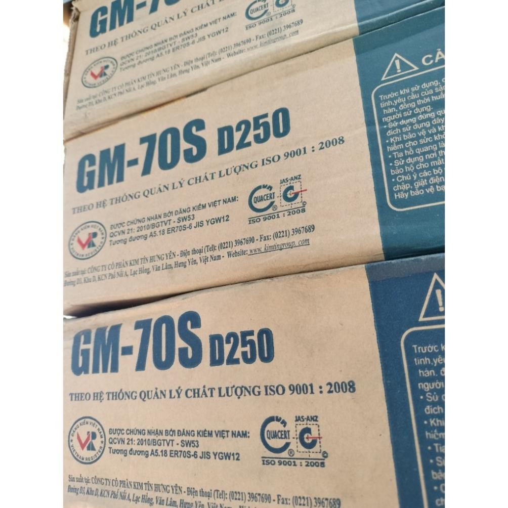 Dây hàn MIG GM-70S Kim Tín cuộn  15KG - Dây hàn 0.8mm - 0.9mm - 1.0mm - 1.2mm - 1.6mm ..