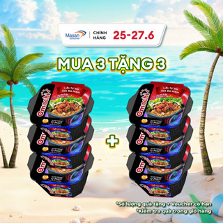 [LS] [Mua 3 Tặng 3][Date 26.08] Combo 3 Omachi Lẩu Tự Sôi Xốt Bò Hầm 276g