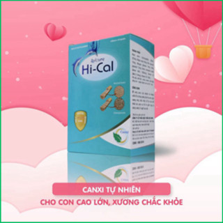 Avisure Hical Bổ sung canxi hữu cơ cho bà bầu Canxi cho mẹ sau sinh Canxi hical Vitamin bầu Hộp 60 viên -Chính Hãn