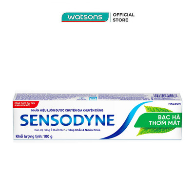 Kem Đánh Răng Hương Bạc Hà Sensodyne Fresh Mint 100g