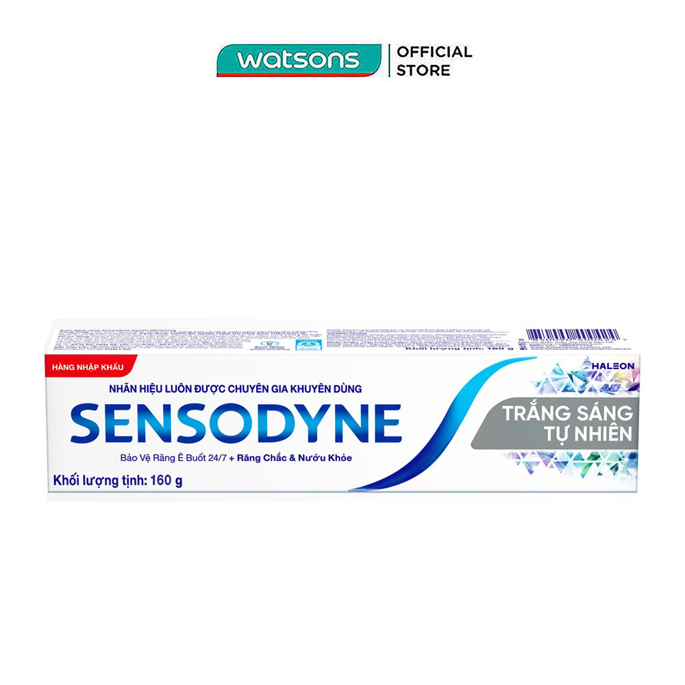 Kem Đánh Răng Trắng Sáng Sensodyne Gentle Whitening 160g