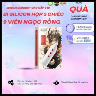 Bao Cao Su 9 Bi KHỔNG LỒ JUNCAI SIXNIGHT. Hộp 3 Chiếc 9 Bi silicon KHỔNG LỒ HAPUKO