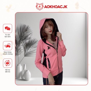  Áo khoác nữ 6 túi phối màu vải thun cotton cao cấp áo chống nắng bo tay xỏ ngón  UN1  