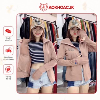  Áo Khoác Nữ Chống Nắng Cao Cấp 6 Túi logo USSA 40-80kg 