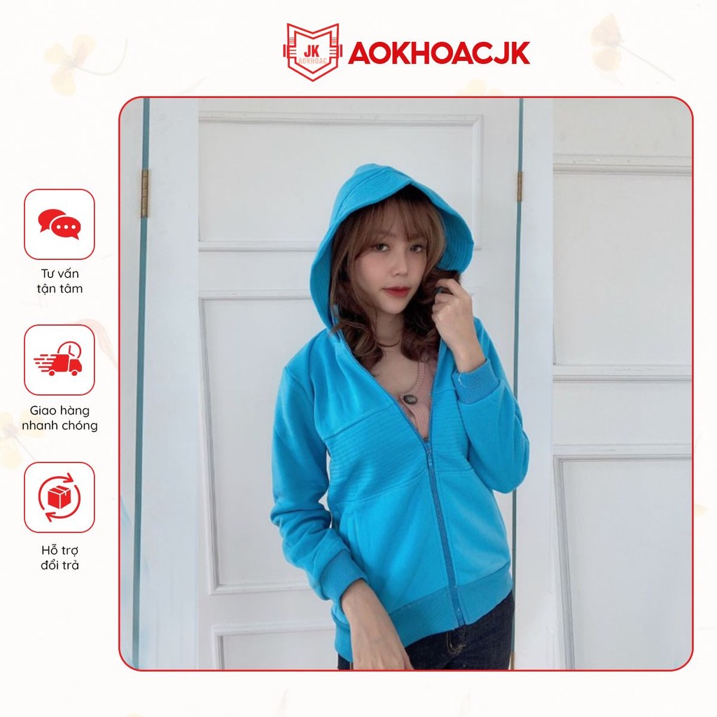 Áo Khoác Nỉ Nữ Dày Và Ấm.