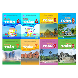 Sách - Bài tập Toán cơ bản và nâng cao lớp 6 7 8 9  - Tập 1 + 2
