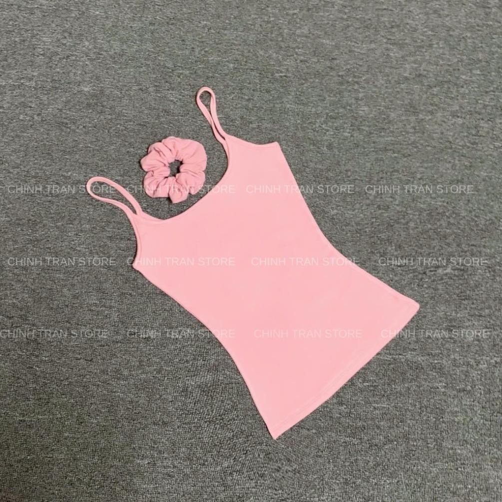 Áo Hai Dây Nữ Basic Ôm Body Chất Thun Cotton Co Giãn Mềm Mỏng Nhiều Màu - Chinh Trần Store mint.house | BigBuy360 - bigbuy360.vn