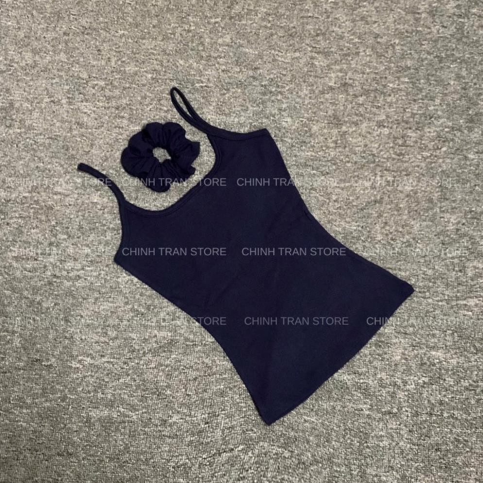 Áo Hai Dây Nữ Basic Ôm Body Chất Thun Cotton Co Giãn Mềm Mỏng Nhiều Màu - Chinh Trần Store mint.house | BigBuy360 - bigbuy360.vn