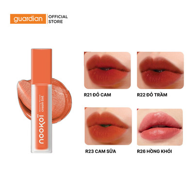 Son Kem Lì Mềm Mịn NooKoi Blooming Moment Cream Tint 4gr