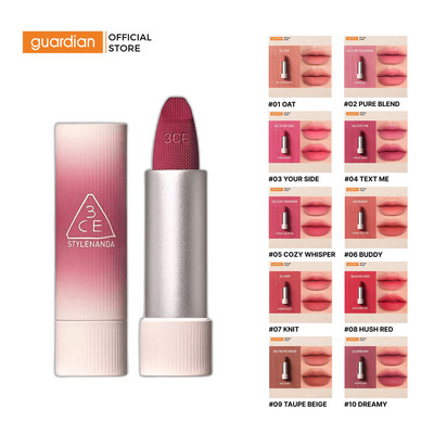 Son Thỏi Mềm Môi 3CE Cashmere Hug Lipstick 3.5gr