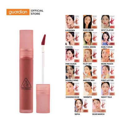 Son Kem 3CE Viền Môi Mờ Ảo Không Lem Blur Water Tint 4.6g