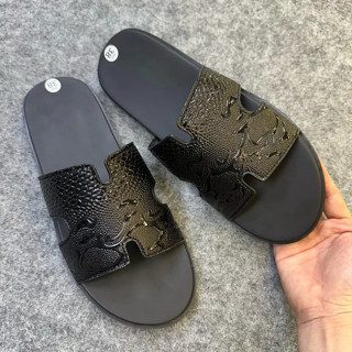 Dép Lê chữ H in 3D phong cách boy phố, đế cao su,2 phiên bản khâu quai và dán phù hợp mọi phong cách