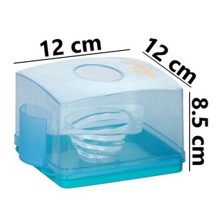 COMBO 5 Hộp giấy vuông trong lò xo nhựa VIỆT NHẬT - Ngăn đựng tăm, đựng giấy ăn, vệ sinh - 2703
