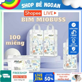 [COMBO 50 - 100 MIẾNG]Bỉm quần Miobuss nội địa cao cấp size M/LXL/XXL/3XL/4XL siêu thấm,thoáng khí Shop Bé Ngoan