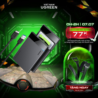 Hộp đựng ổ cứng 2.5 inch SSD, HDD SATA UGREEN US221 6TB truyền tải cao | Thiết kế sang trọng BH 18 Tháng 1 Đổi 1 - 30847