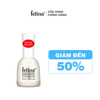 Sơn móng tay felina nail 18ml, màu trắng nước gạo ct001, lên màu đẹp, thời trang