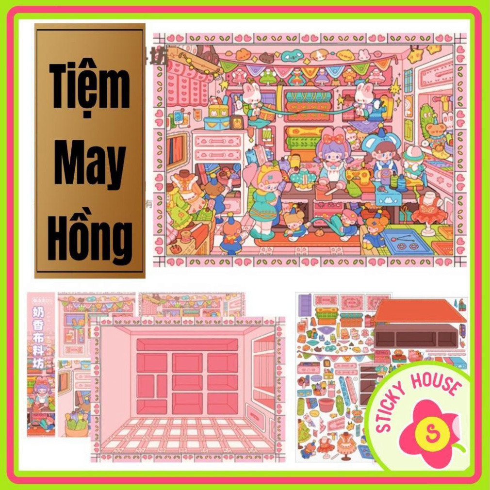 [Upadate mẫu mới ] Sticker 3D Pink tailors phiên bản giới hạn hình dán trang trí , nhãn dán cảnh qua