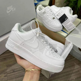  Giày _AF1 white nam nữ Giày thể thao nam nữ full trắng bản cao cấp full box 