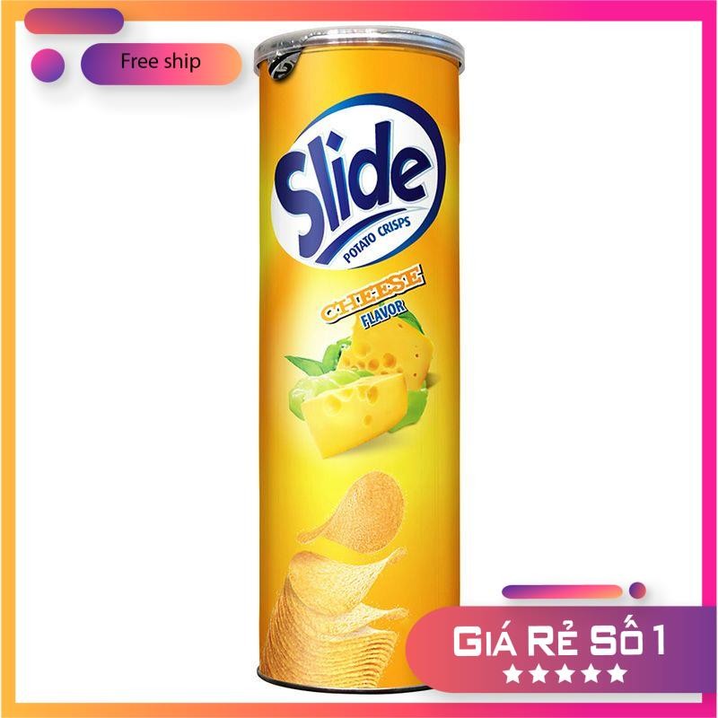 LỐC 6 Hộp Khoai Tây Chiên Slide Vị Cheese 90G/Hộp