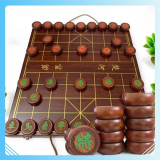  Combo Cờ Tướng Gỗ Hemlock Nâu Điêu Khắc Nổi Cao Cấp Phong Cách Cổ Điển Sang Trọng  HL47+  