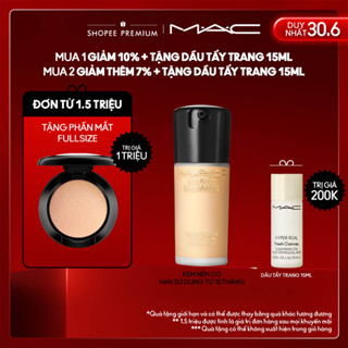Kem nền căng bóng MAC Studio Radiance Serum Powered Foundation 30ml với nhiều thành phần dưỡng da & độ che phủ linh hoạt