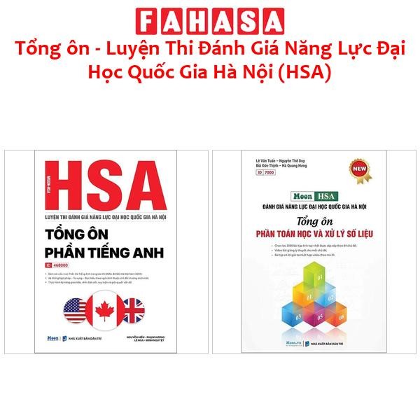 Sách - HSA - Luyện Thi Đánh Giá Năng Lực Đại Học Quốc Gia Hà Nội - Tiếng anh, Toán học và xử lý số l