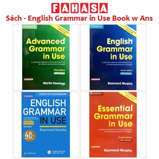 Sách - English Grammar in Use Book - Advanced Grammar - Essential Grammar in Use Book - Tặng Móc Khóa, Bookmark