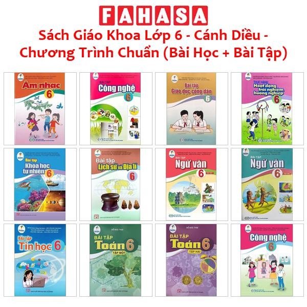 Sách Giáo Khoa Lớp 6 - Cánh Diều - Chương Trình Chuẩn (Bài Học + Bài Tập)