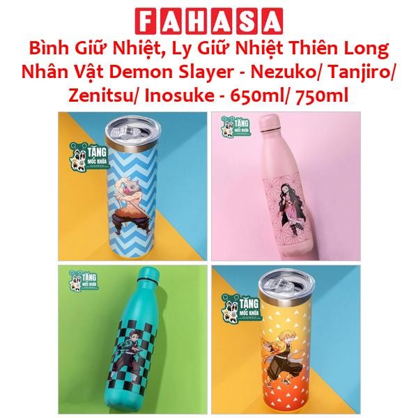 Bình Giữ Nhiệt, Ly Giữ Nhiệt Thiên Long Nhân Vật Demon Slayer - Nezuko/ Tanjiro/ Zenitsu/ Inosuke - 