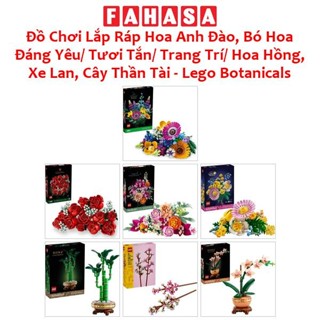  Đồ Chơi Lắp Ráp Hoa Anh Đào Bó Hoa Đáng Yêu  Tươi Tắn  Trang Trí  Hoa Hồng Xe Lan Cây Thần Tài - Lego Botanicals 