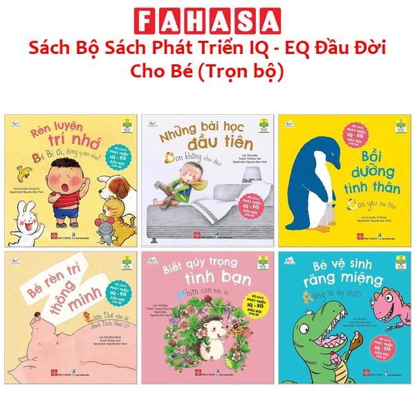 Sách - Sách Bộ Sách Phát Triển IQ - EQ Đầu Đời Cho Bé (Trọn bộ)
