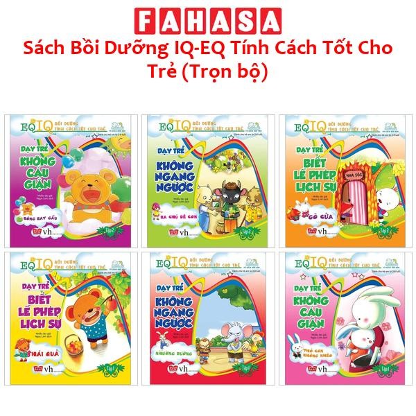 Sách - Sách Bồi Dưỡng IQ-EQ Tính Cách Tốt Cho Trẻ (Trọn bộ)