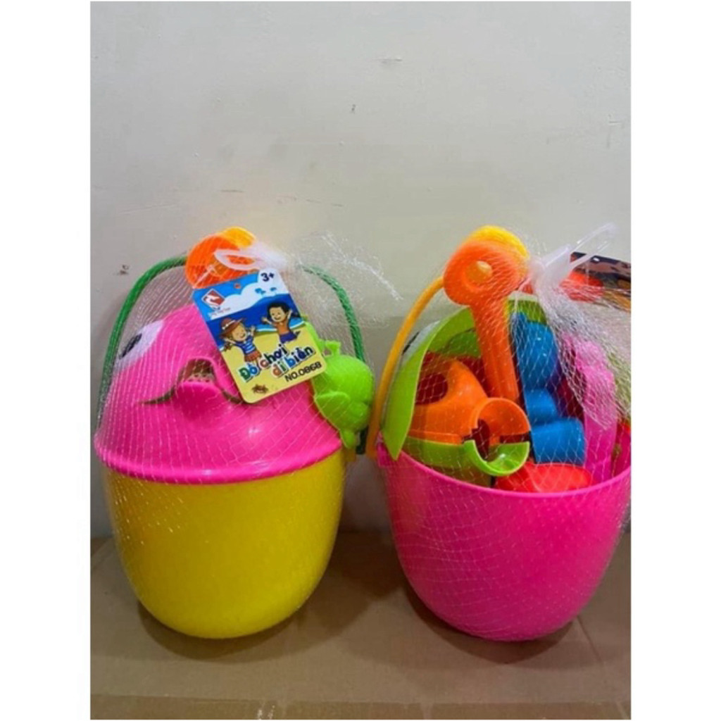Đồ chơi xô đi biển cho bé thoả thích nghịch cát đồ chơi 39k - Loại 1